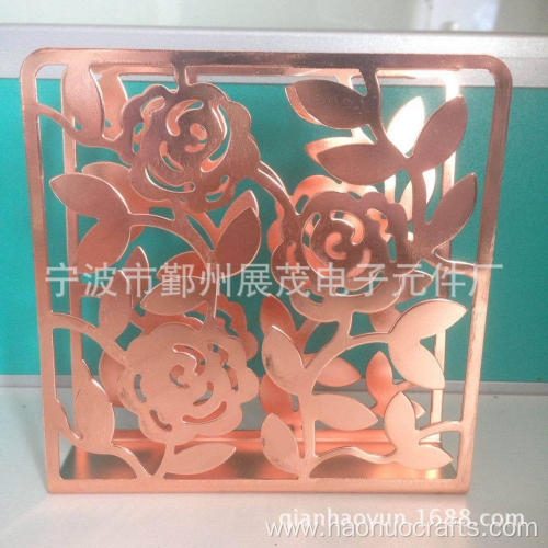 paper towel holder hollow rose paper towel holder